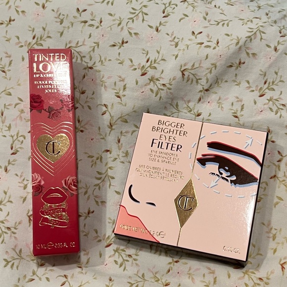 Charlotte Tilbury Tinted Lip Cheek Tint & Bigger Brighter Eyes Eyeshadows - Picture 1 of 3
